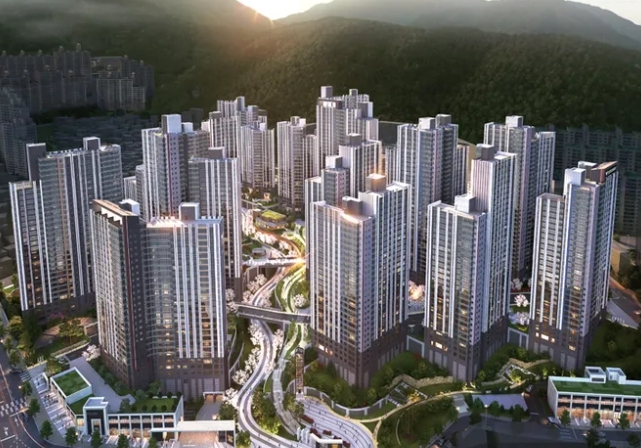 세이프돔 부산 백양롯데캐슬 라센트 아파트 설치